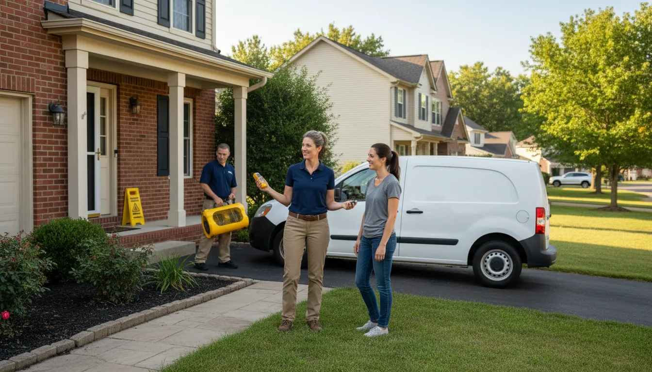 Water restoration image for Flood Water Cleanup, Removal And Restoration Services in Stevenson, MD